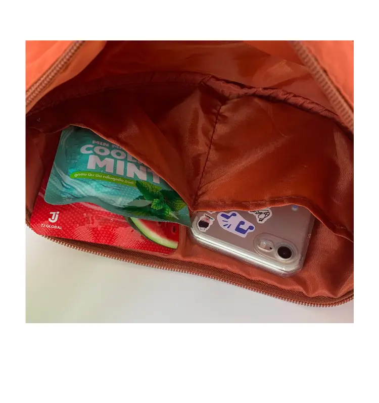 Women Shoulder Crossbody Bag Orange Nylon Casual 2023 — feature 23