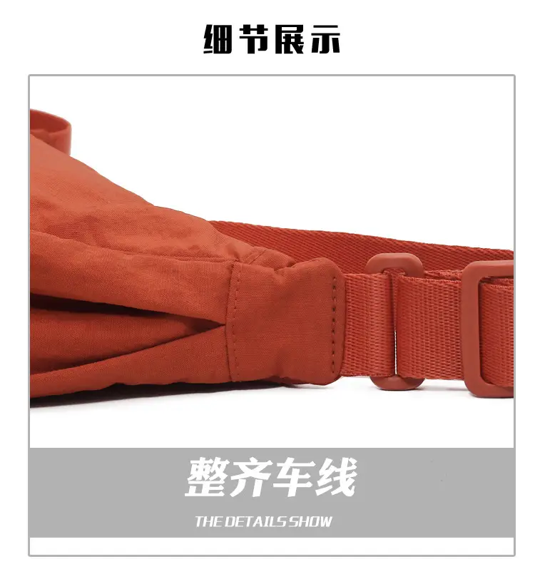 Women Shoulder Crossbody Bag Orange Nylon Casual 2023 — feature 24