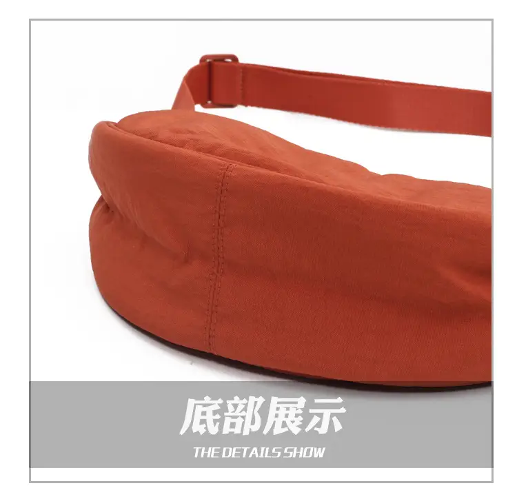 Women Shoulder Crossbody Bag Orange Nylon Casual 2023 — feature 28