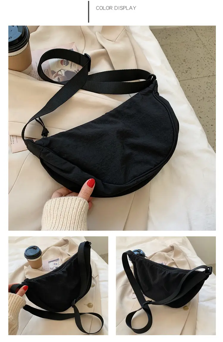 Women Shoulder Crossbody Bag Orange Nylon Casual 2023 — feature 33