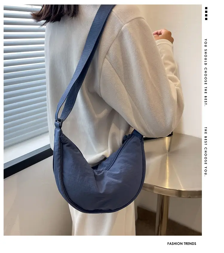 Women Shoulder Crossbody Bag Orange Nylon Casual 2023 — feature 40