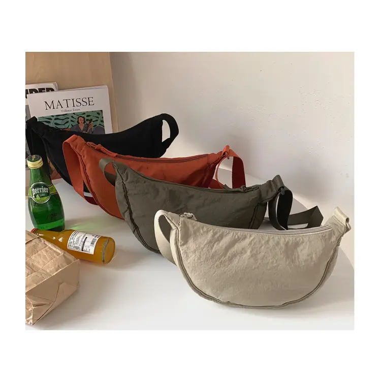 Women Shoulder Crossbody Bag Orange Nylon Casual 2023 — feature 7