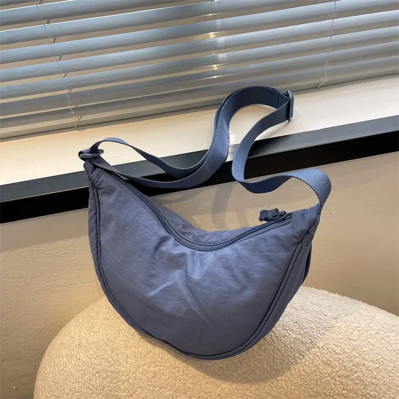 Women Shoulder Crossbody Bag Orange Nylon Casual 2023 - Image 7