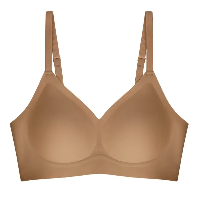 Semi-Fixed Cup Jelly Top Support Bra Summer Wear - Image 2
