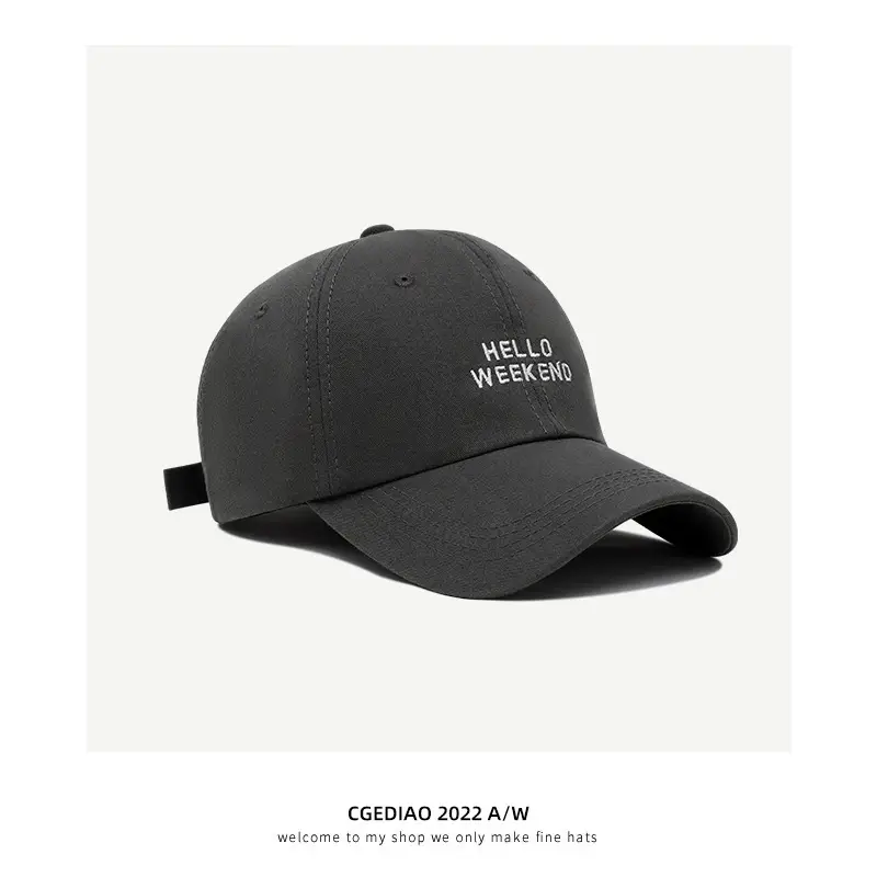 Women Black Embroidered Baseball Cap 2023 - Image 3