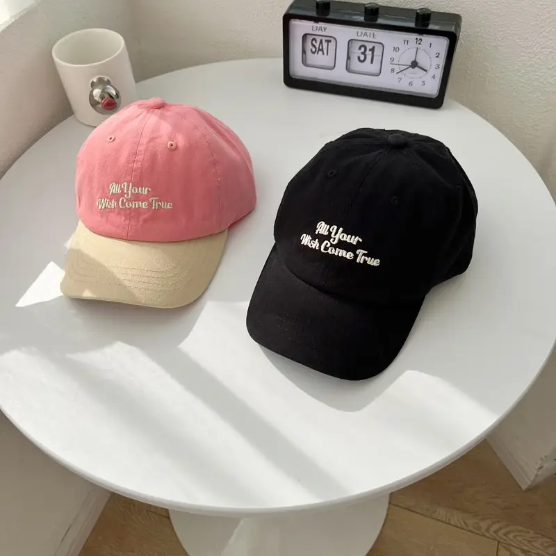 Autumn Baby Cap Pink Beaded Baseball Cap - Image 4