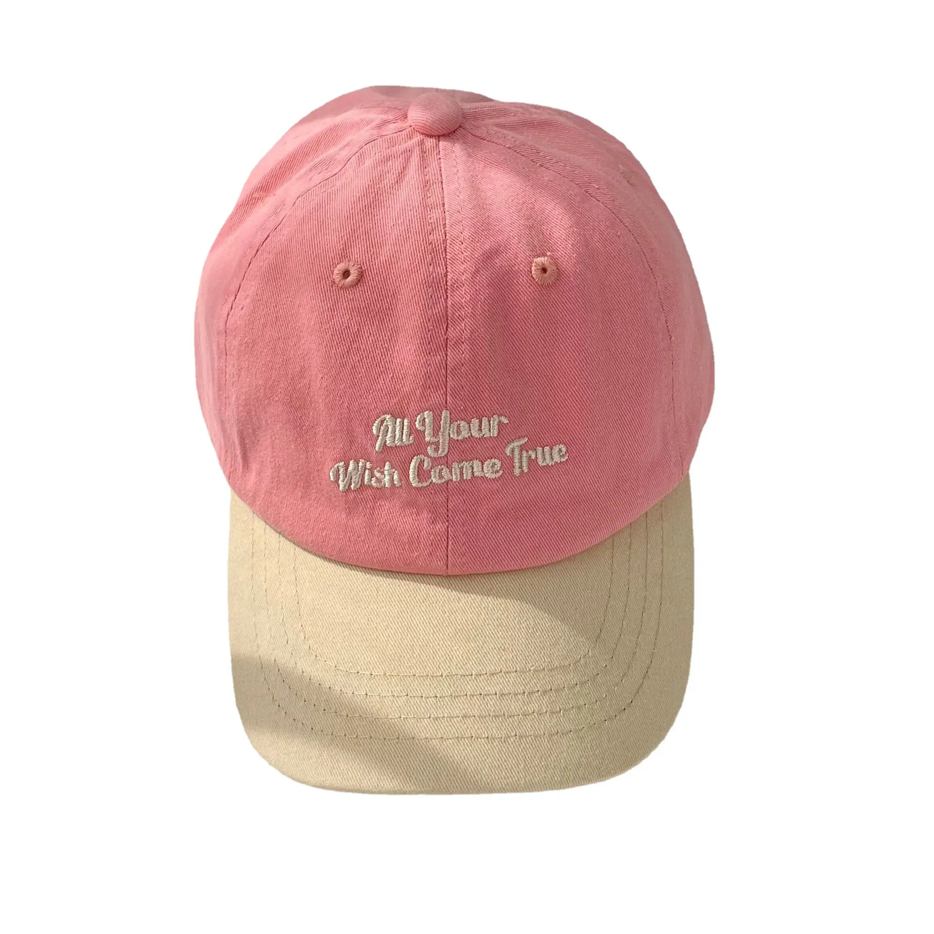 Autumn Baby Cap Pink Beaded Baseball Cap - Image 6