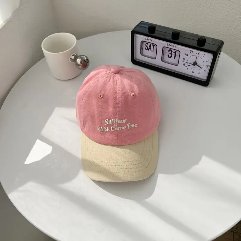 Autumn Baby Cap Pink Beaded Baseball Cap — feature 11