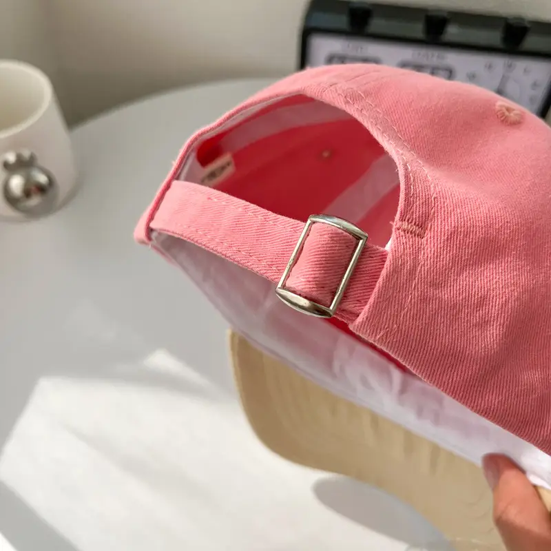 Autumn Baby Cap Pink Beaded Baseball Cap — feature 9