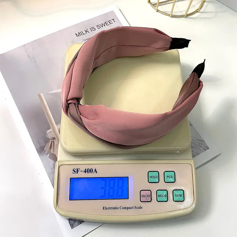 Korean Style Double Color Knot Hair Hoop Women — feature 1