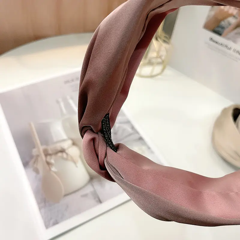 Korean Style Double Color Knot Hair Hoop Women — feature 10
