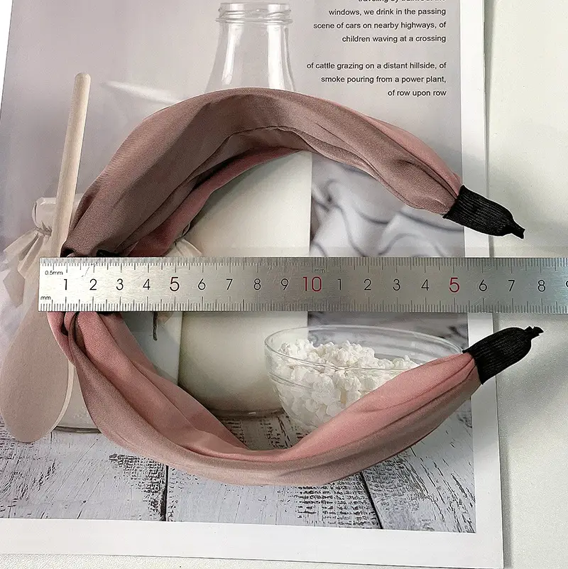 Korean Style Double Color Knot Hair Hoop Women — feature 3