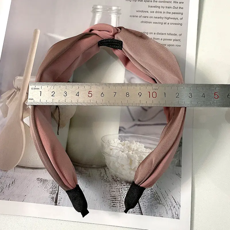 Korean Style Double Color Knot Hair Hoop Women — feature 4