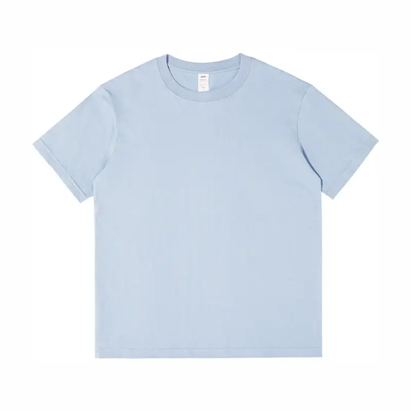 Men Brown Cotton Round Neck T-Shirt 230g