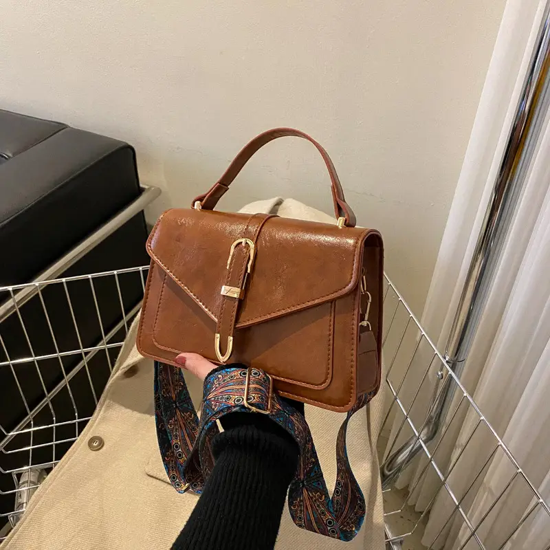Black Leather Shoulder Crossbody Bag for Women 2023 - Image 7