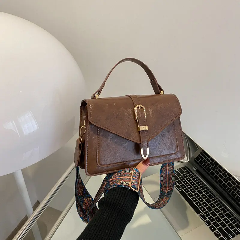 Black Leather Shoulder Crossbody Bag for Women 2023 - Image 8