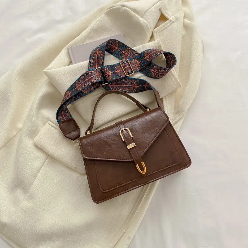 Black Leather Shoulder Crossbody Bag for Women 2023 - Image 3