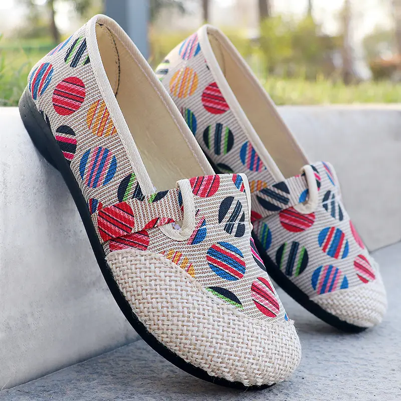 Women's Ethnic Woven Linen Shoes Summer New
