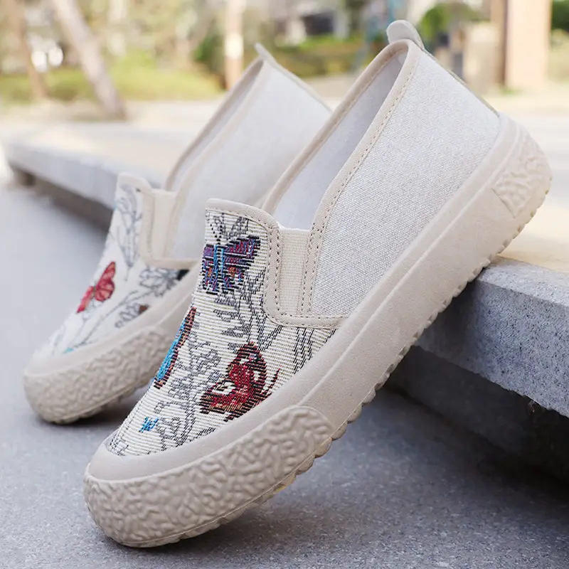 Women's Ethnic Woven Linen Shoes Summer New