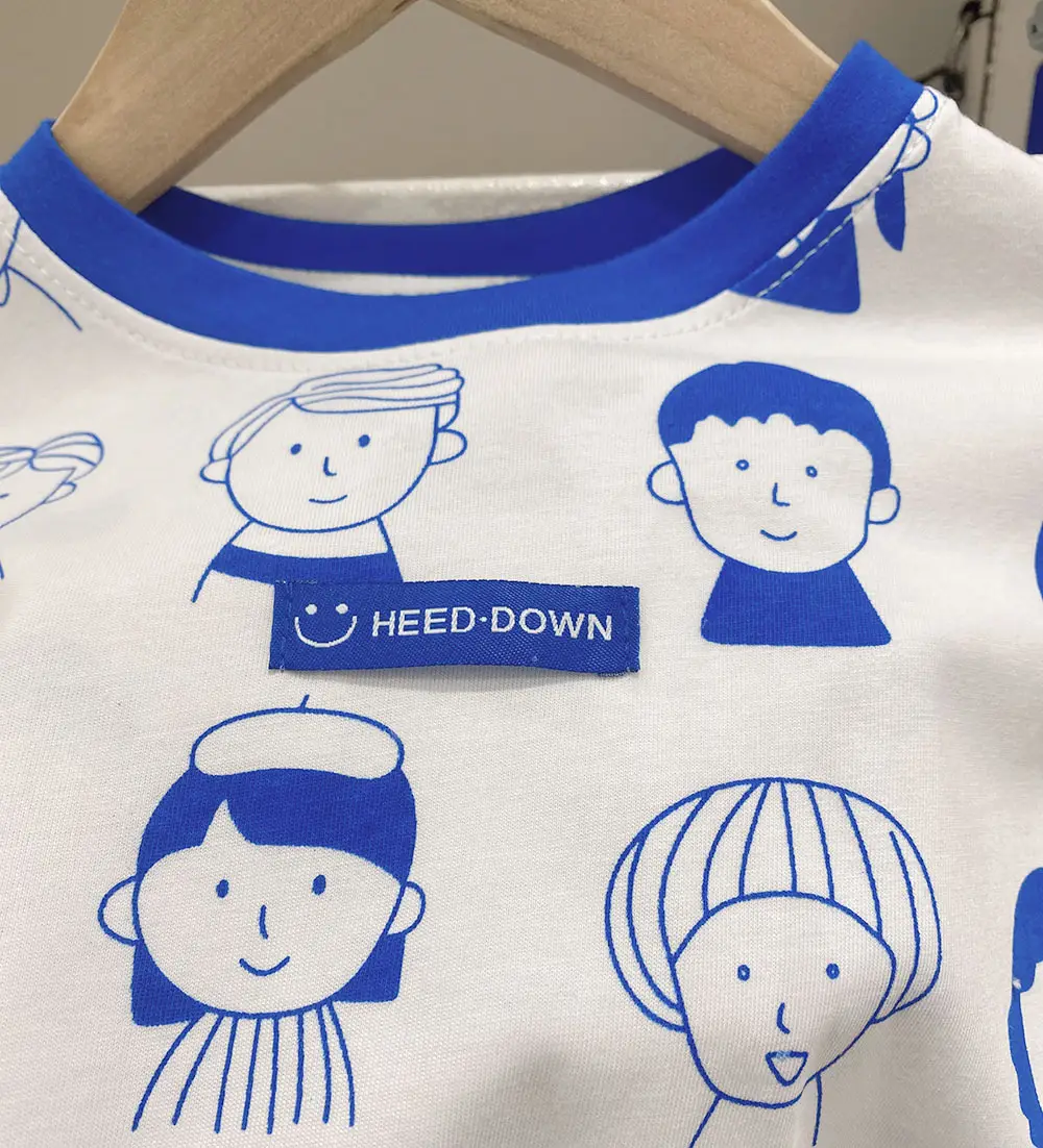 2023 Kids T-Shirt Gray Blue Cartoon Print Elastic Waist — feature 6