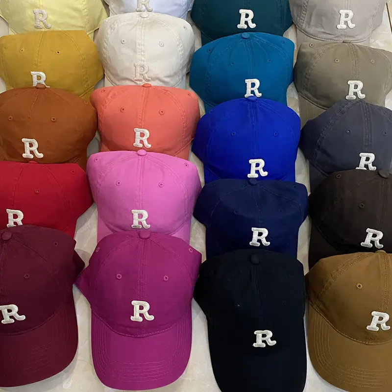 White R Label Baseball Cap for Men Women Summer - Image 16