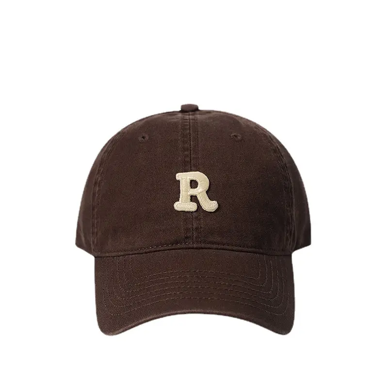 White R Label Baseball Cap for Men Women Summer - Image 20