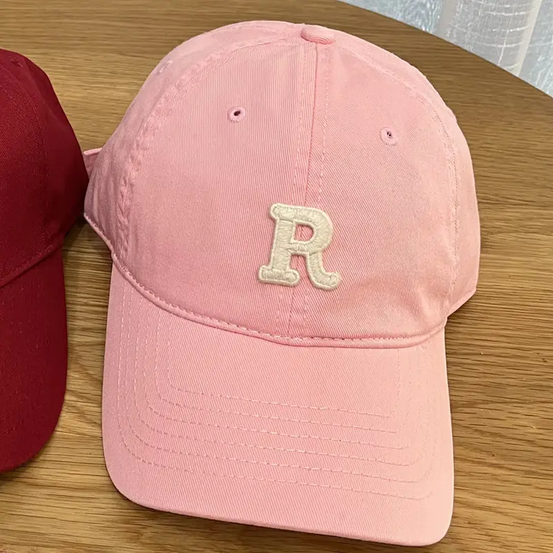 White R Label Baseball Cap for Men Women Summer - Image 14