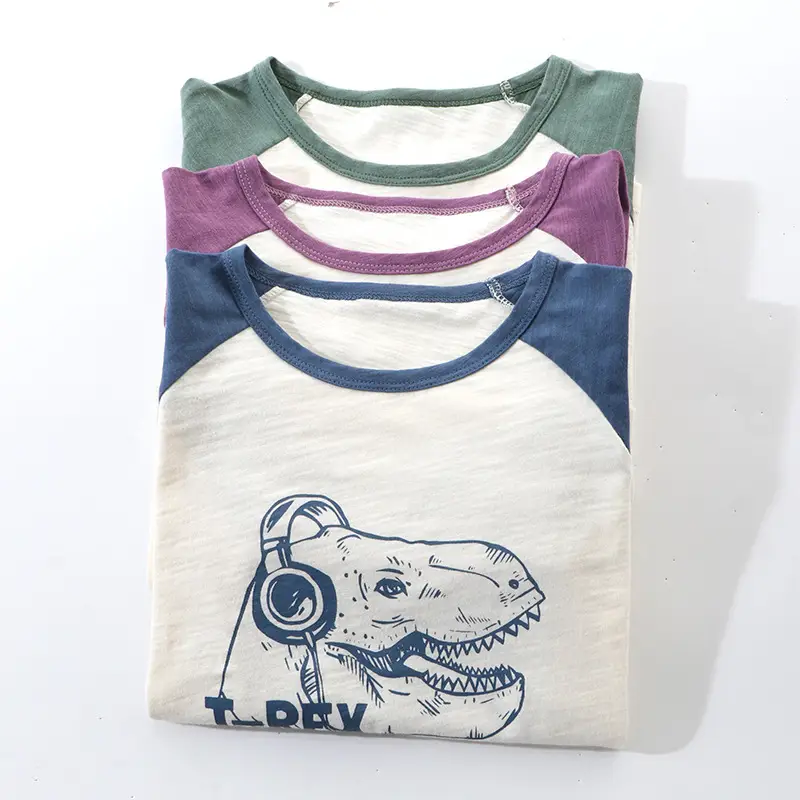 Children's Long Sleeve T-Shirt Fish Print Spring Autumn Base
