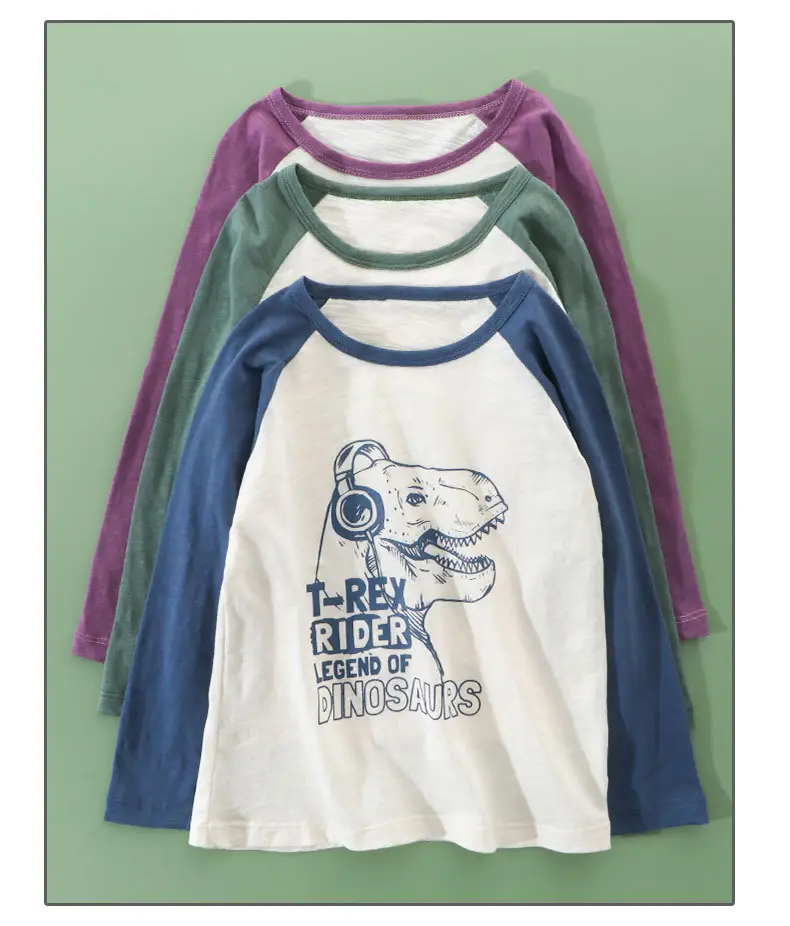 Children's Long Sleeve T-Shirt Fish Print Spring Autumn Base — feature 18