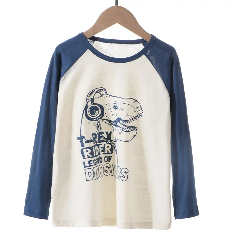Children's Long Sleeve T-Shirt Fish Print Spring Autumn Base