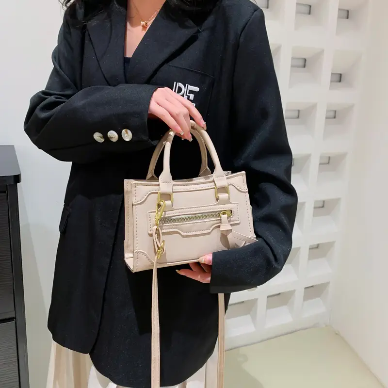 2026 Korean Style Brown Leather Handbag for Women - Image 9