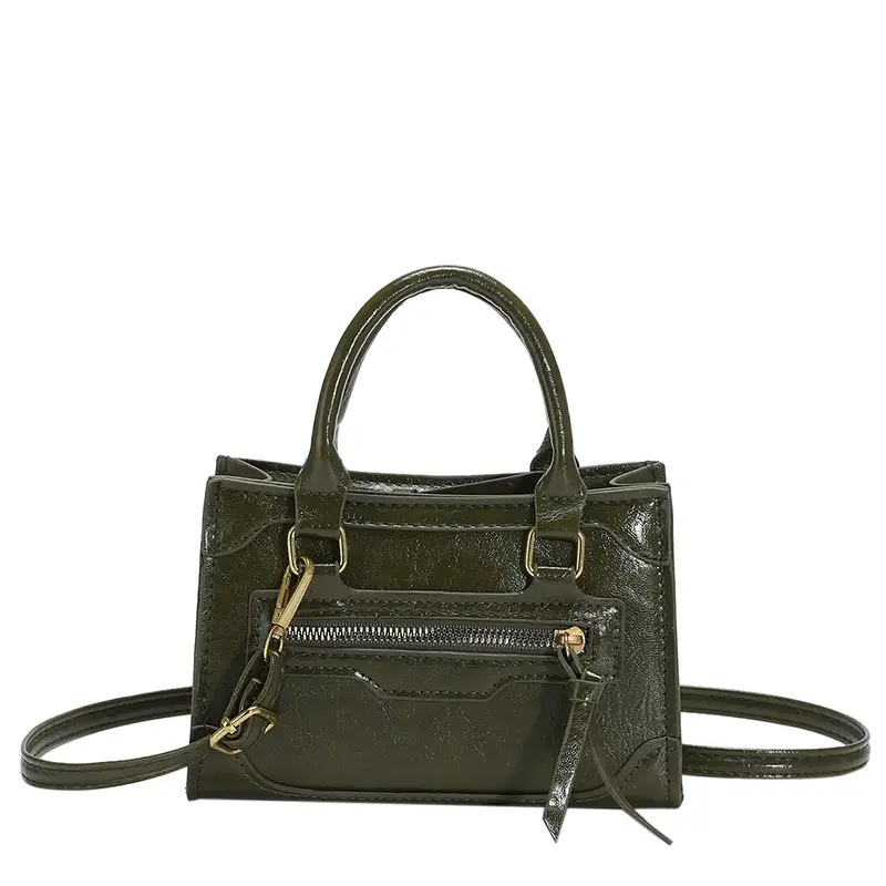 2026 Korean Style Brown Leather Handbag for Women - Image 10