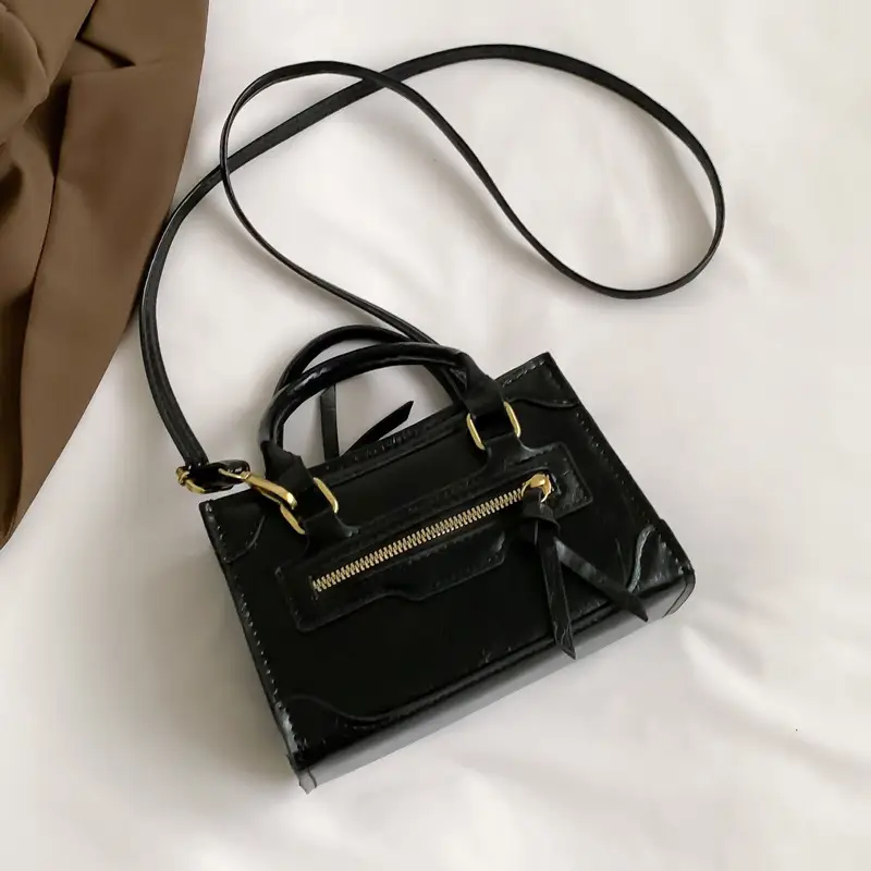 2026 Korean Style Brown Leather Handbag for Women - Image 4
