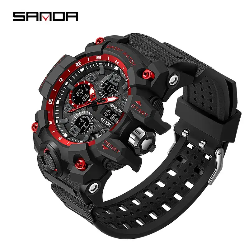 Sanda Korean Fashion Waterproof Multifunctional Watch for Men - Image 51