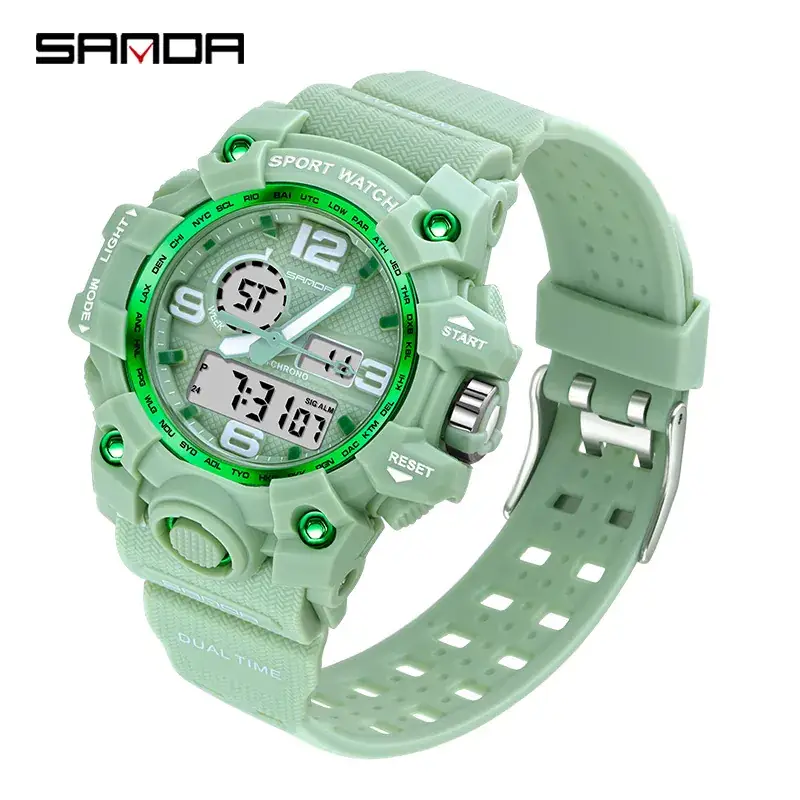 Sanda Korean Fashion Waterproof Multifunctional Watch for Men - Image 73