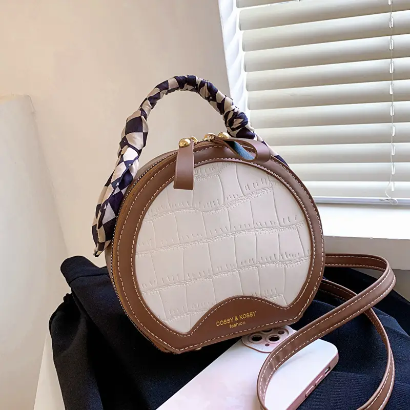 2023 Western Style Shoulder Crossbody Bag Black Brown - Image 3