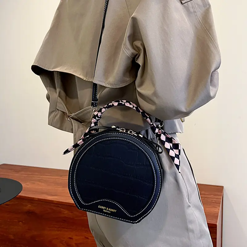 2023 Western Style Shoulder Crossbody Bag Black Brown - Image 4