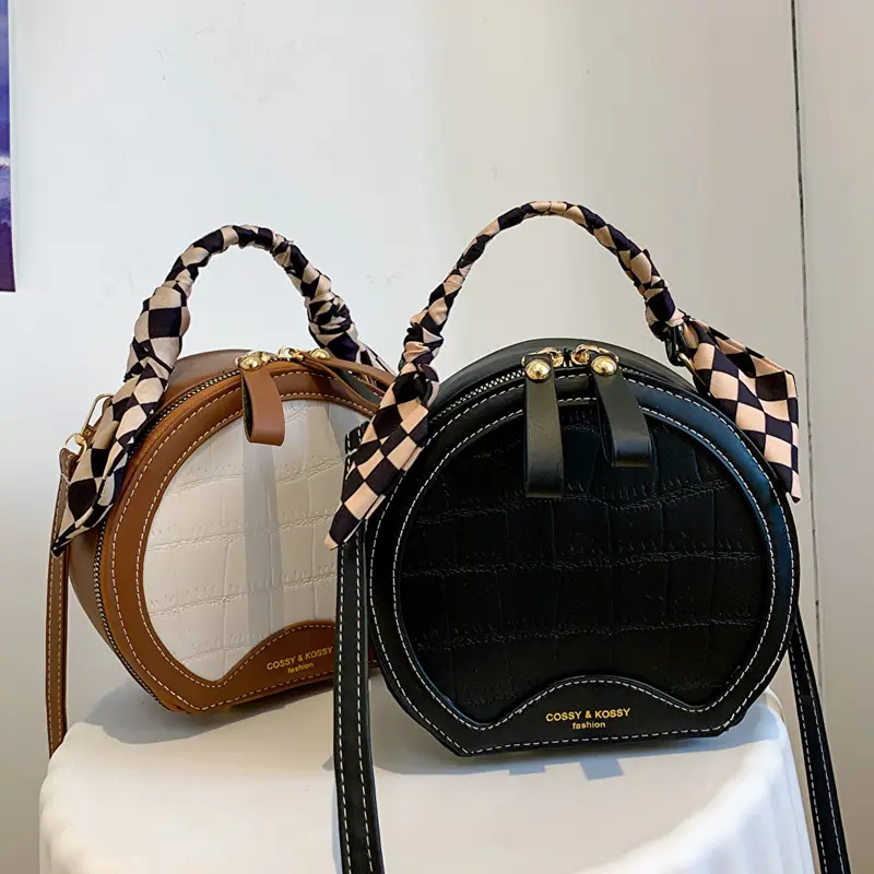 2023 Western Style Shoulder Crossbody Bag Black Brown - Image 6