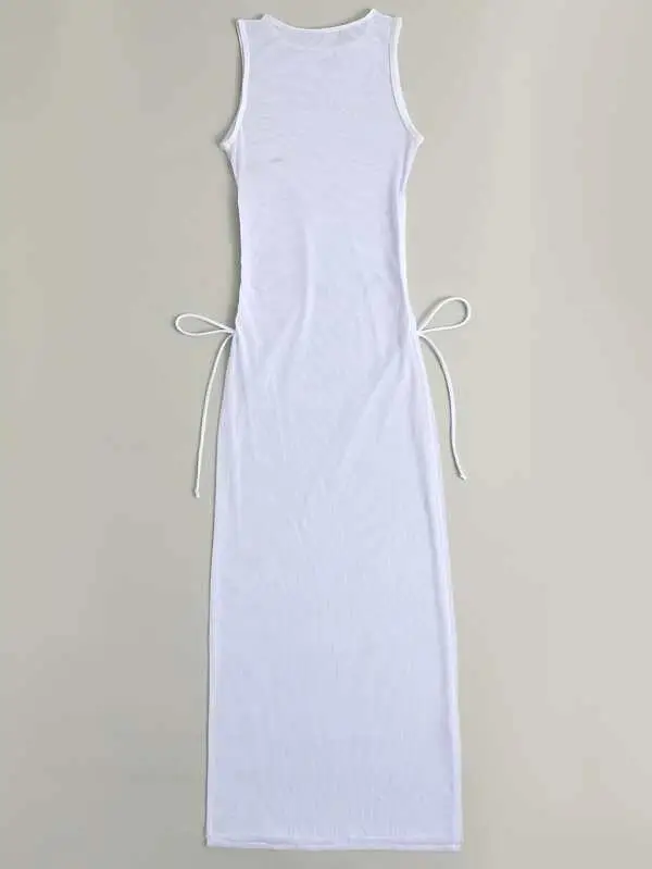 Amazon's New European and American Solid Color Long Skirt Swimsuit Sun Protection Cover-Up Bikini Beach Skirt Three-Piece Swimsuit for Women