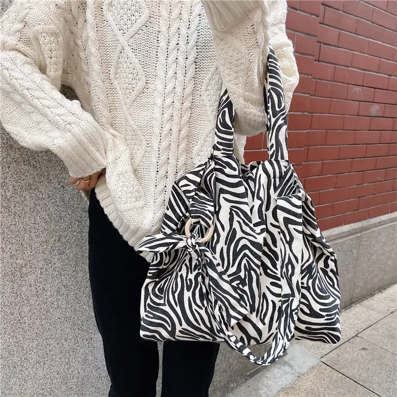 Zebra Print Crossbody Bag for Women - Image 6