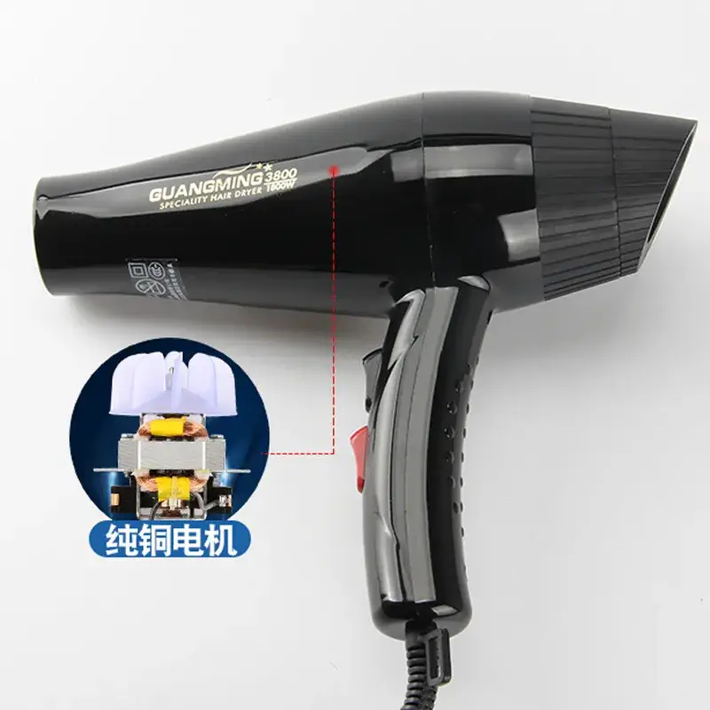 Guangming RCT3800 1800W Hair Dryer Black - Image 4