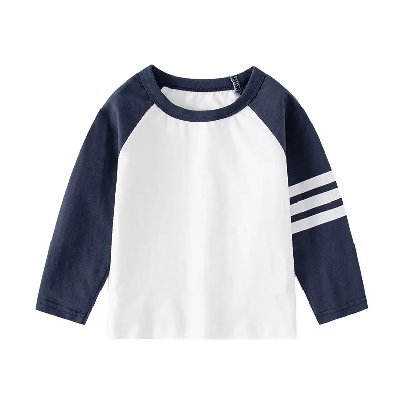 Off-White Stripesd Boys Long Sleeve T-Shirt - Image 6