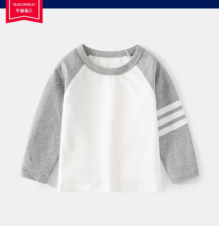 Off-White Stripesd Boys Long Sleeve T-Shirt — feature 6