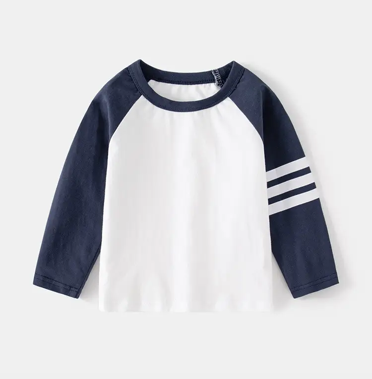 Off-White Stripesd Boys Long Sleeve T-Shirt — feature 8