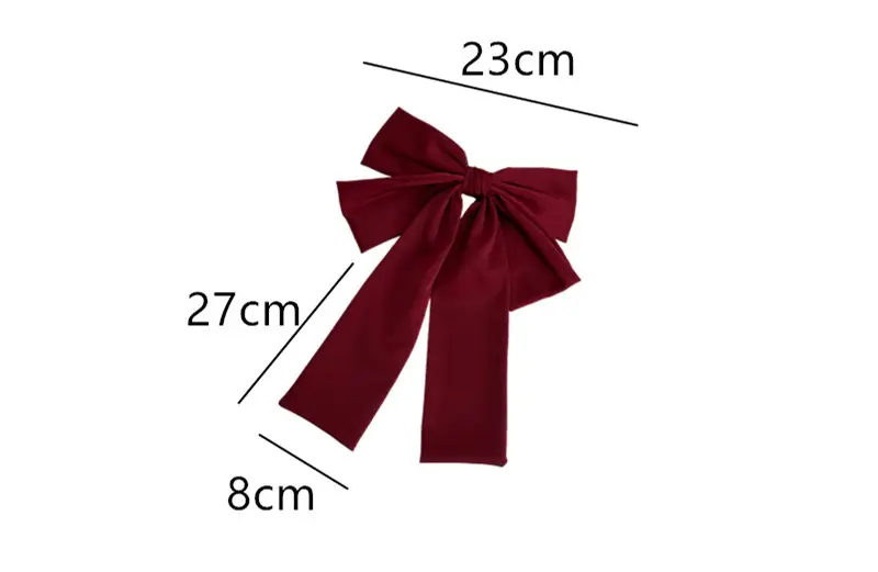 Oversized Silk Ribbon Hairpin for Women — feature 5