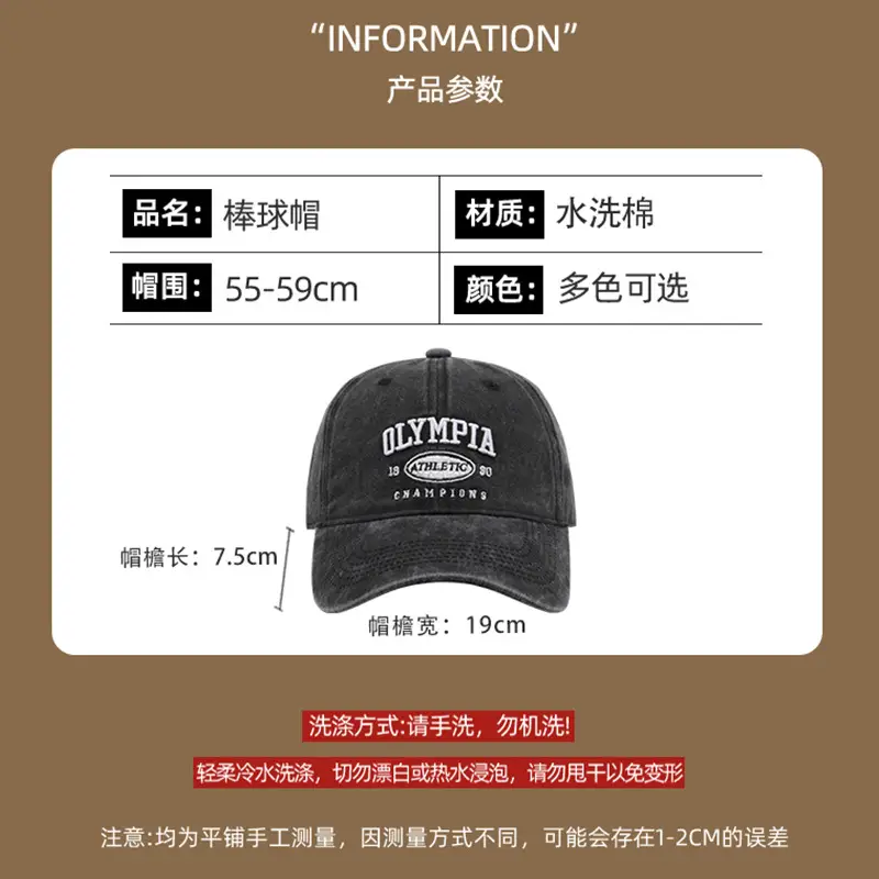 Olympia Baseball Cap Men 55-59cm Waterproof - Image 8