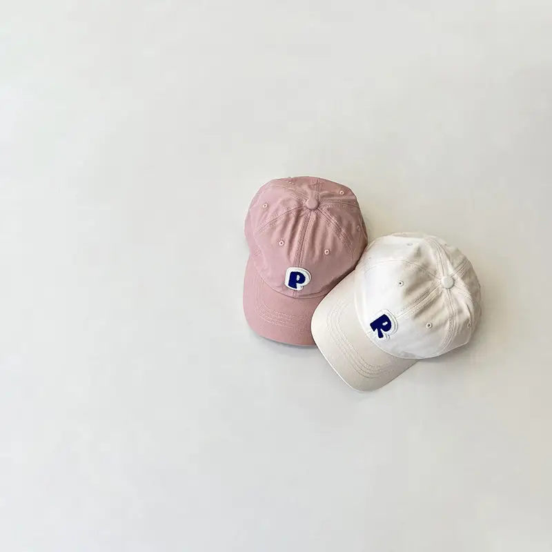 Qiu Nan Baby Caps Pink White Korean Style Spring Autumn - Image 5
