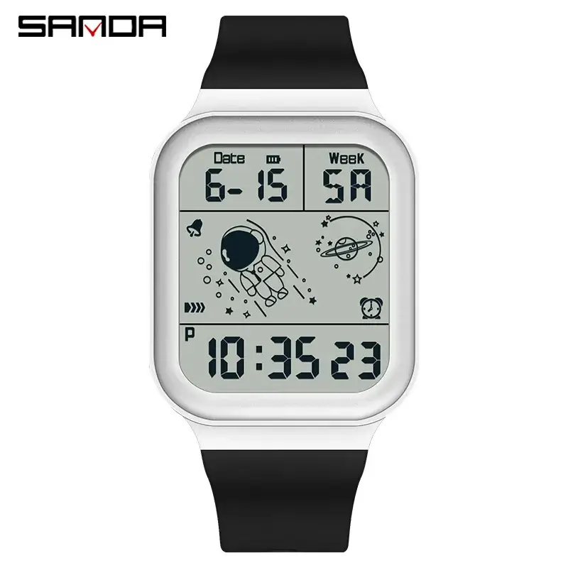 Sanda Digital Space-Man Watch for Men Women - Image 4