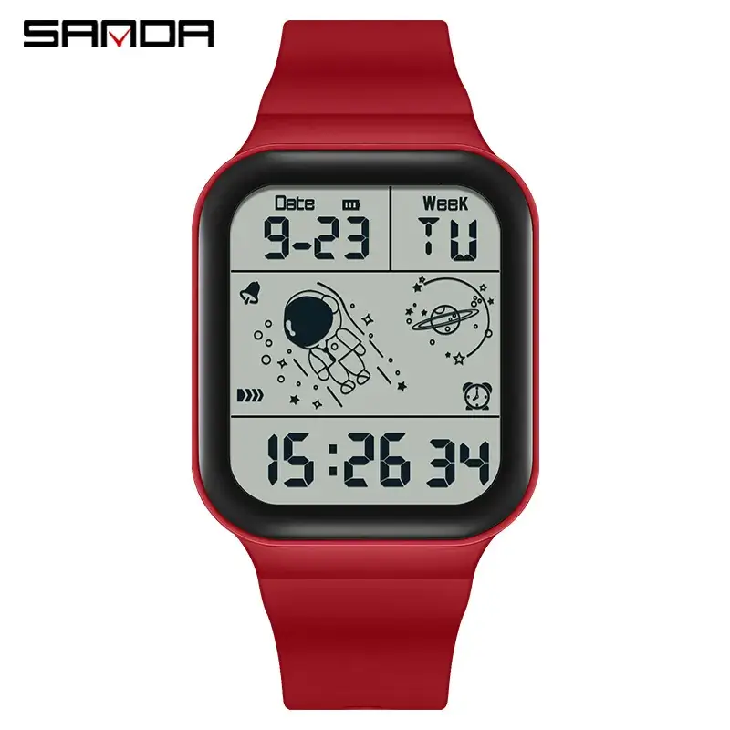Sanda Digital Space-Man Watch for Men Women - Image 5
