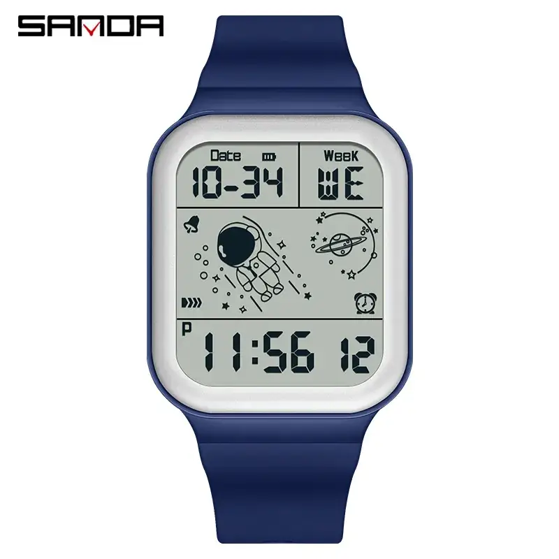 Sanda Digital Space-Man Watch for Men Women - Image 6